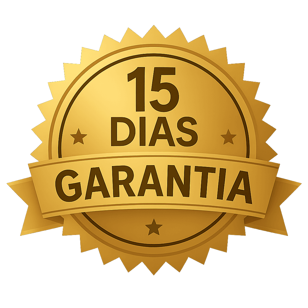 Selo de garantia de 15 dias