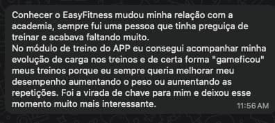 Print da conversa com Gabriel Fernandes