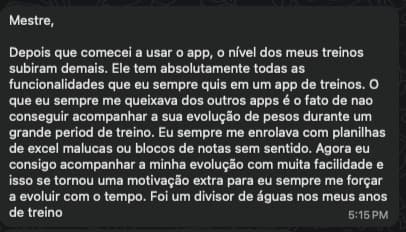 Print da conversa com Rafael Herrero