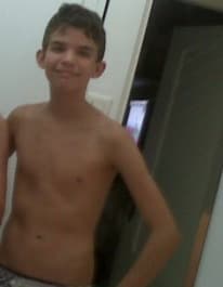 Armando Rodrigues aos 15 anos, antes da transformação